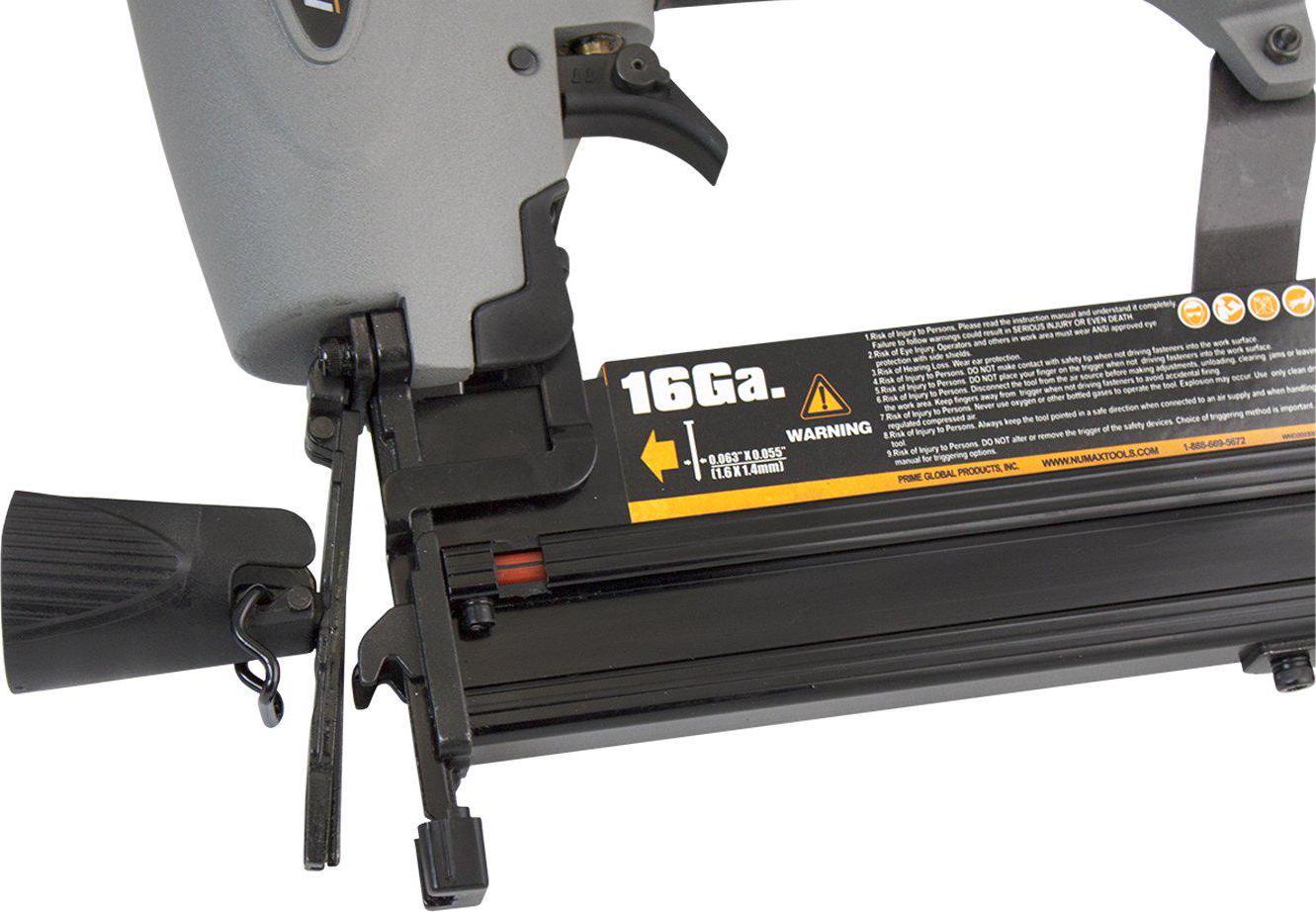 NuMax SXL31 3-in-1 18/16 Gauge Brad/Finish Nailer and Stapler