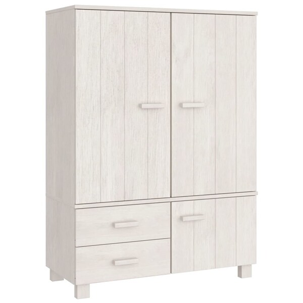 vidaXL Wardrobe HAMAR White 39