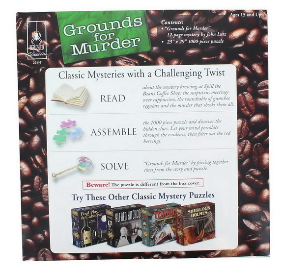 Grounds for Murder 1000 Piece Classic Mystery Jigs...