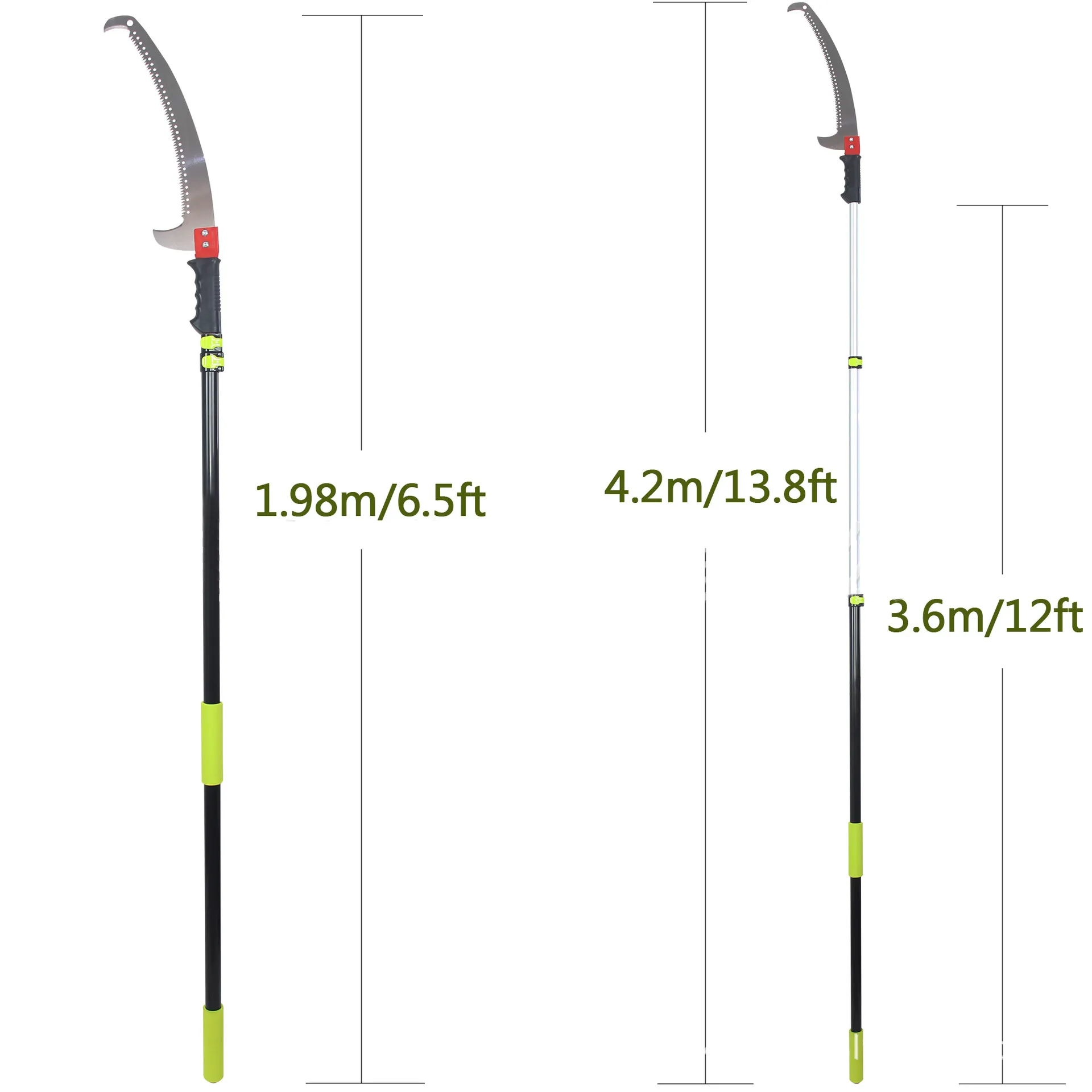 High quality garden Telescopic High Branch Saw Garden Pruning Saw Extended Telescopic Pole Gardening Tools