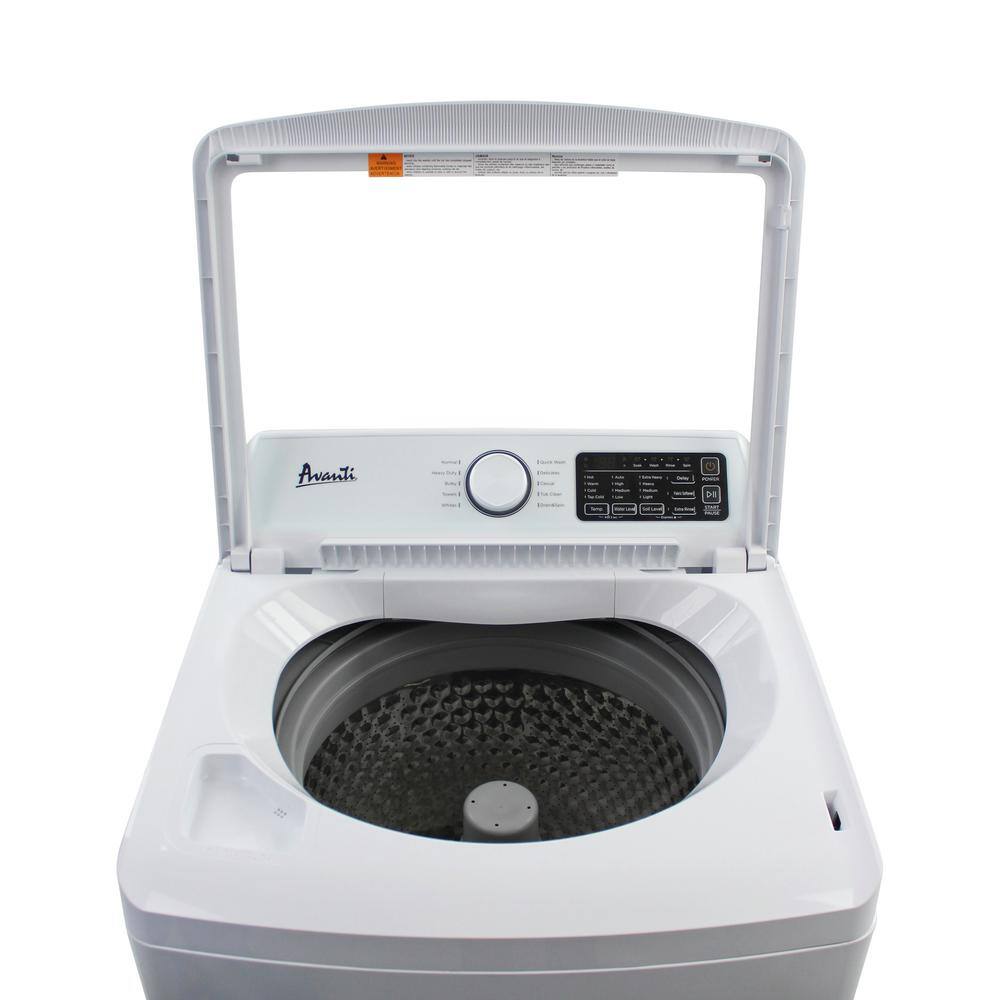 Avanti 3.7 Cu. ft. Top Load Washer 25 in. in White SLTW37D0W