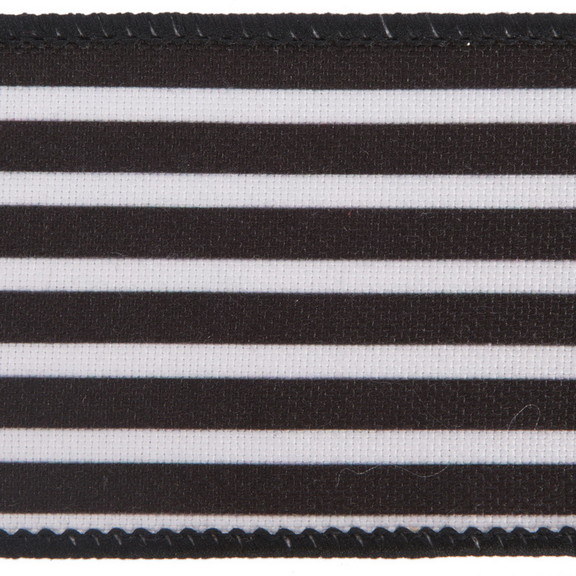 Vickerman QR220953 4x10yd Black Horizontal Stripe