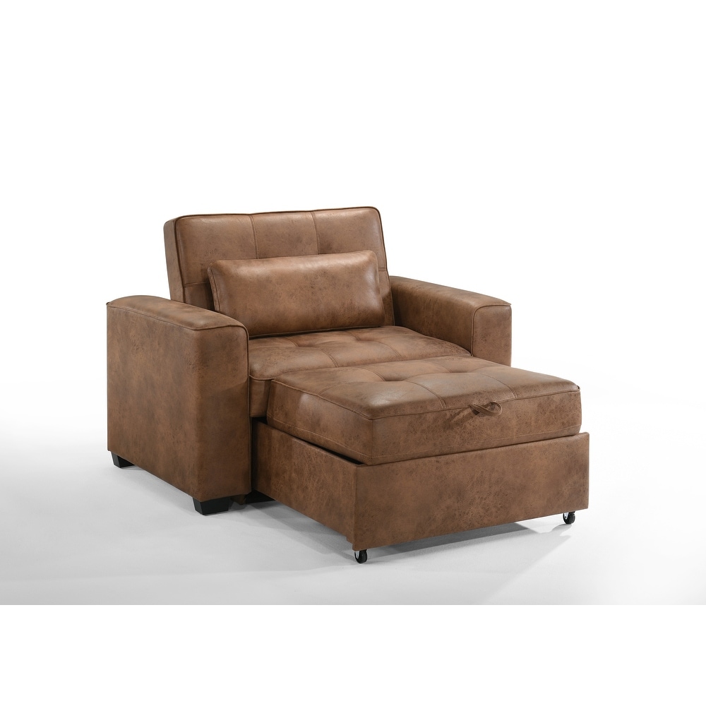 Brooklyn Sofa Sleeper   Cognac