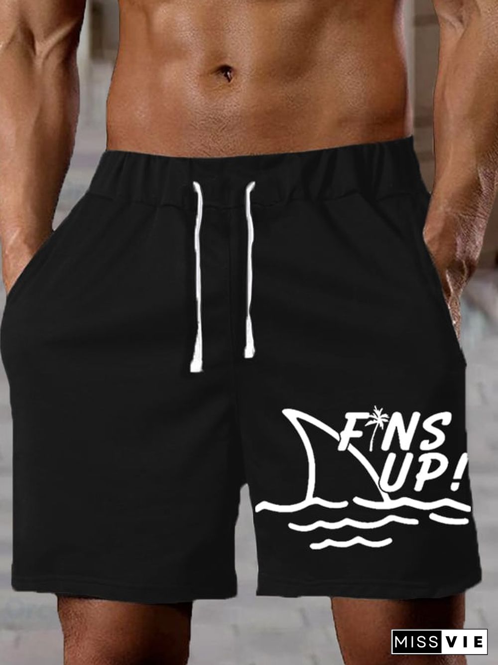 Men's Rip Jimmy Fins Up! Print Track Shorts