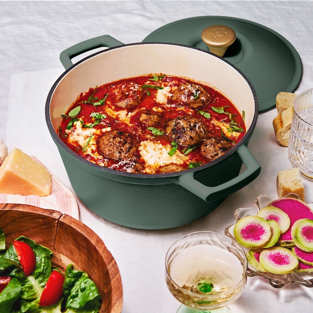 5 Quart Cast Iron Round Dutch Oven