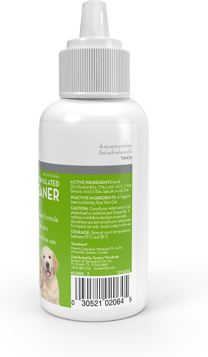 Tomlyn Veterinarian Formulated Dog and Cat Ear Cleaner