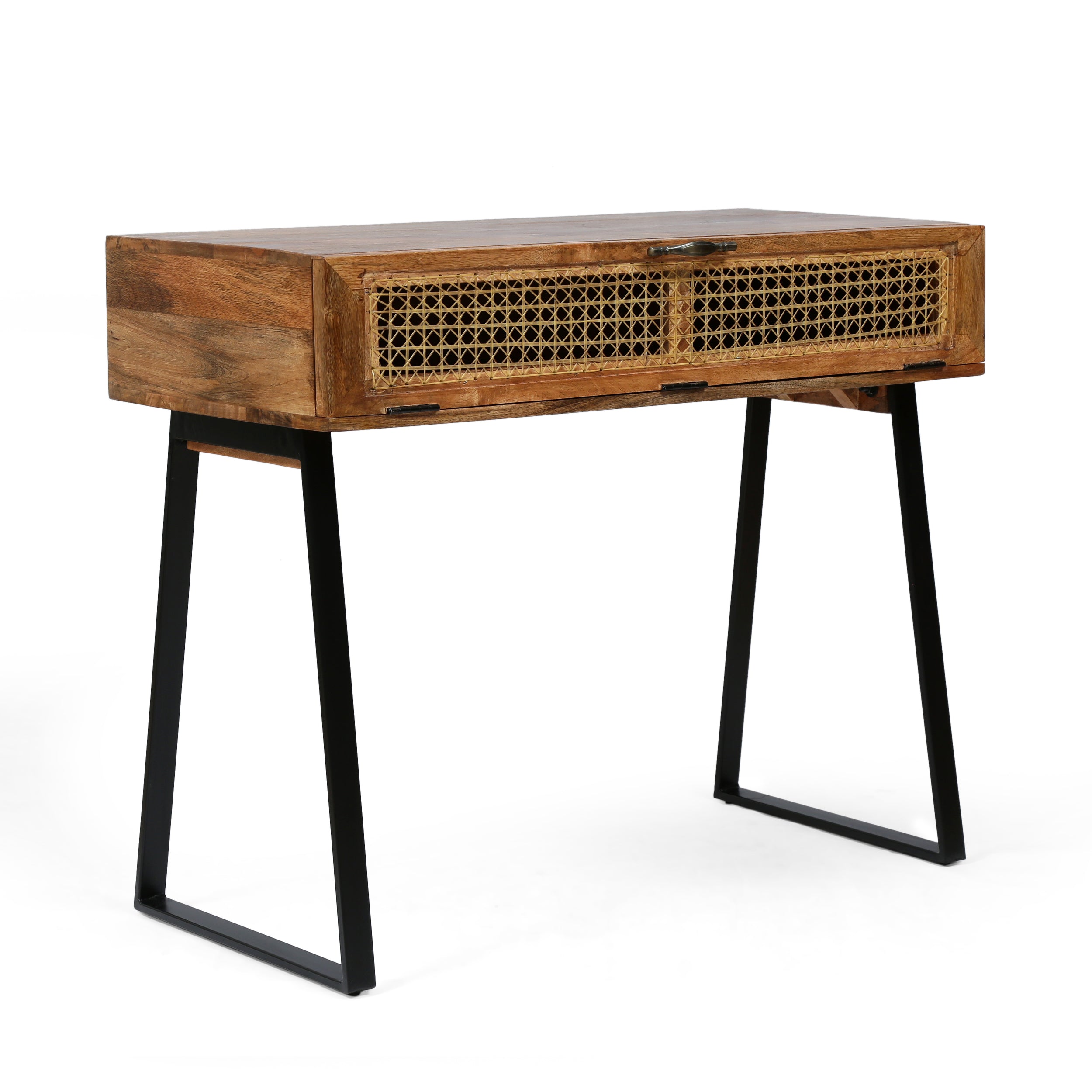 Fullen Handcrafted Boho Mango Wood Console Table