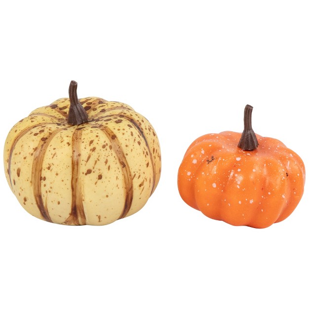 Northlight 10 piece Autumn Harvest Artificial Pumpkin Acorn And Leaf Decoration Set