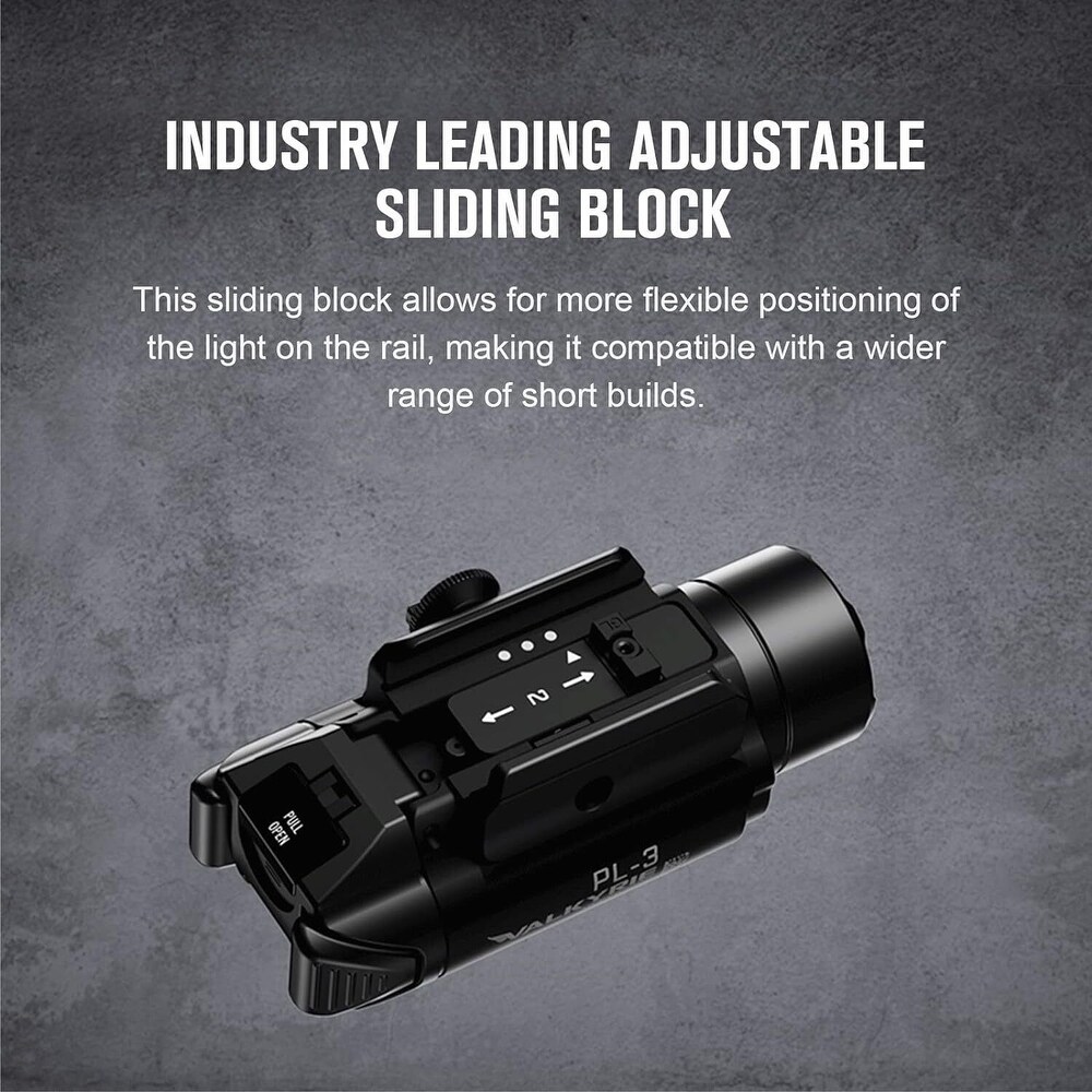 Olight PL 3S Valkyrie 1000 Lumen Mountable Tactical Flashlight (Black)