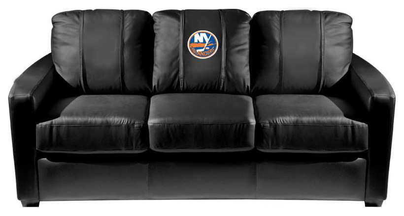 New York Islanders NHL Silver Sofa   Contemporary   Sofas   by DreamSeats LLC  Houzz