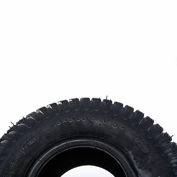 Lawn Mower Tractor Tire 15x6.00 6 Millionparts P332 4 Ply Color: Black 11487