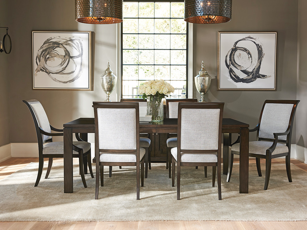 Kathryn Upholstered Side Chair   Transitional   Dining Chairs   by HedgeApple  Houzz