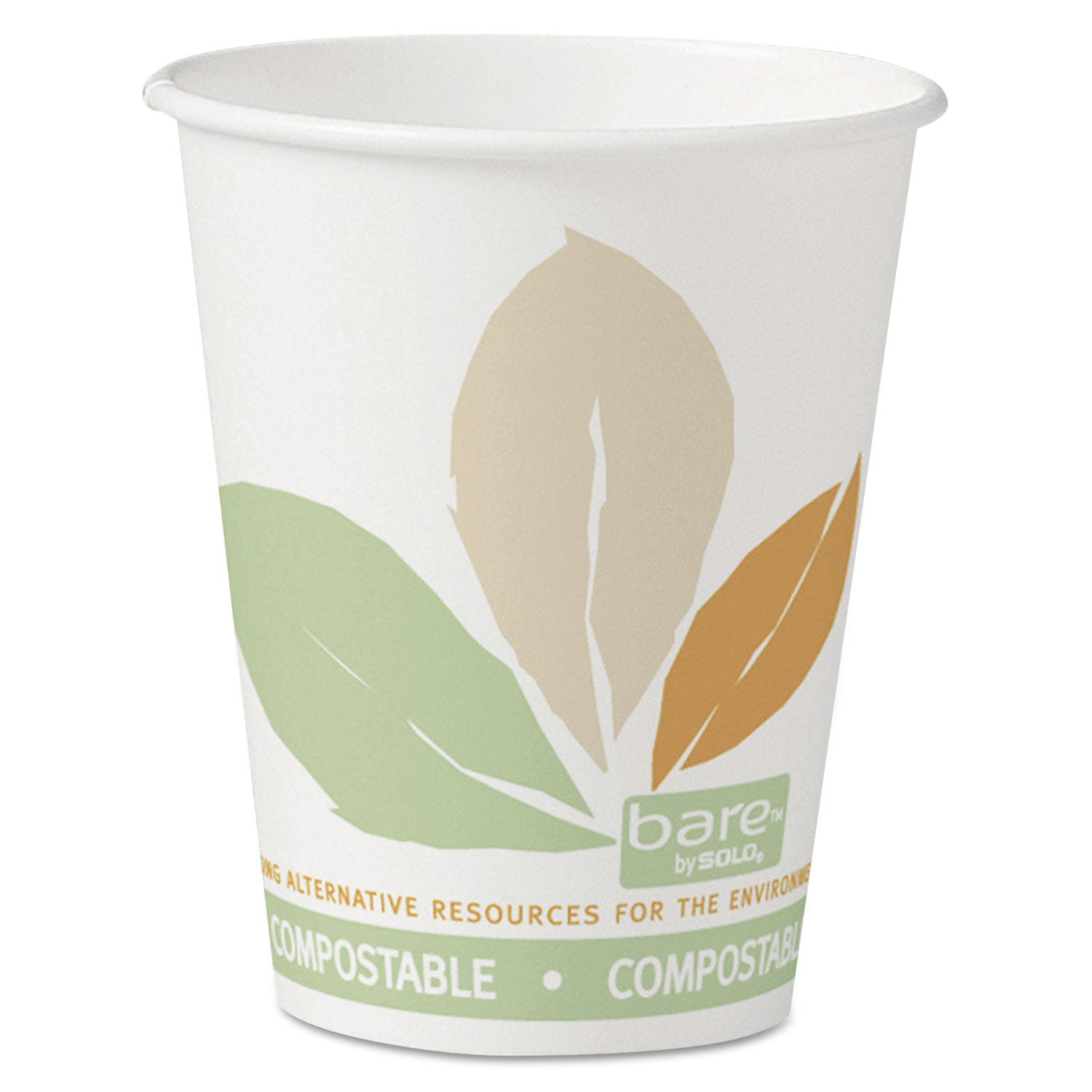 Bare Eco-Forward PLA Paper Hot Cups by SOLOandreg; SCC378PLABB