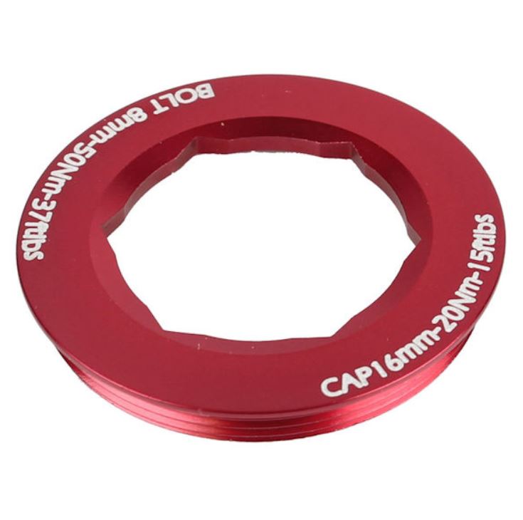 Race Face Cinch XC/AM Puller Cap and Washer Set - Red