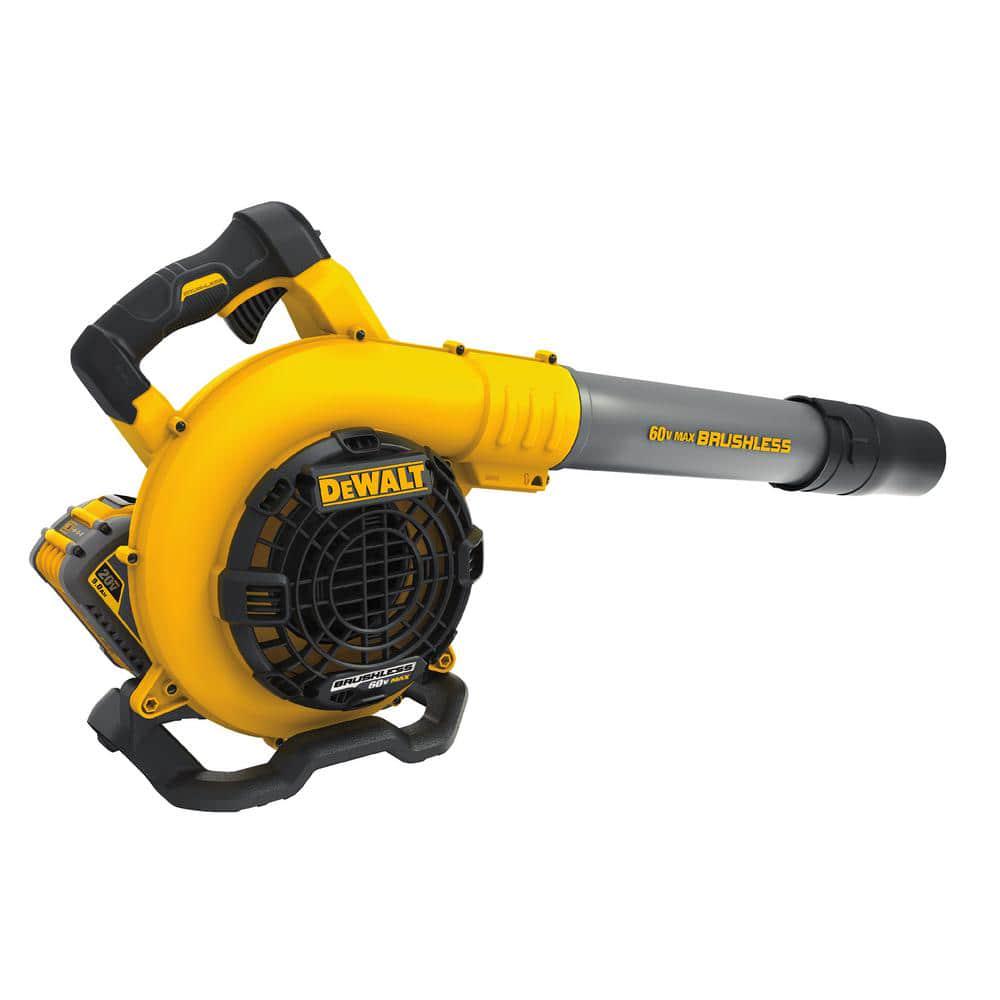 DEWALT 60V MAX 129 Mph 423 CFM Brushless Cordless Battery Powered Handheld Leaf Blower Kit