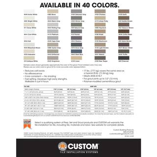 Custom Building Products Prism #11 Snow White 17 lb. Ultimate Performance Grout PG1117T