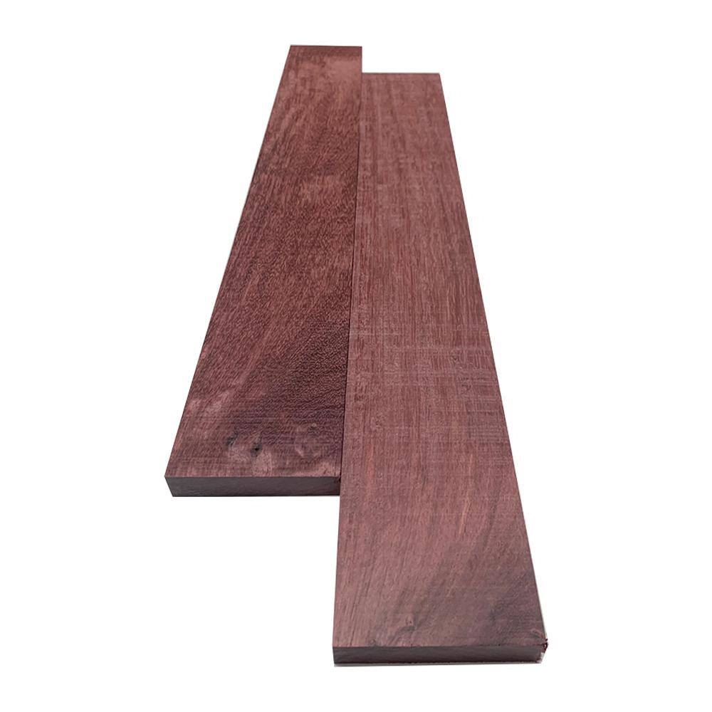 Swaner Hardwood 1 in. x 4 in. x 8 ft. Purpleheart S4S Board (2-Pack) OL04031696PU