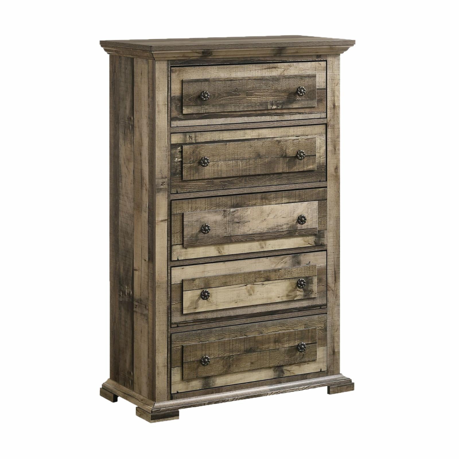 Picket House Furnishings Shayne 5-Drawer Chest in Drift