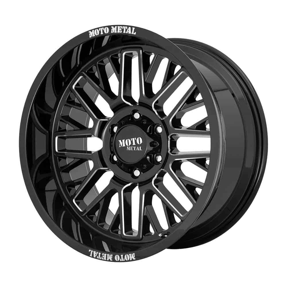 Moto Metal MO802 MO802 20X10 6X135 G-BLK MILL -18MM