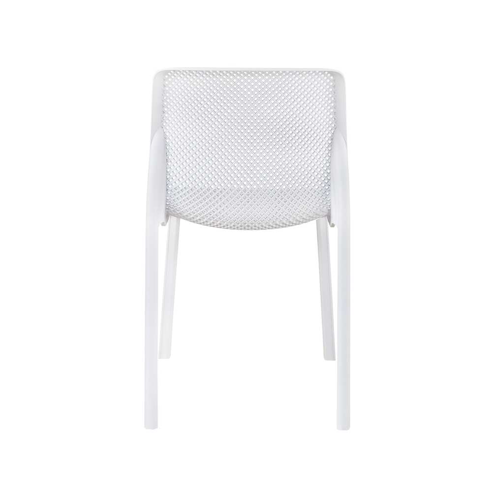 Labaron Outdoor Plastic Chairs (Set of 6) by Christopher Knight Home