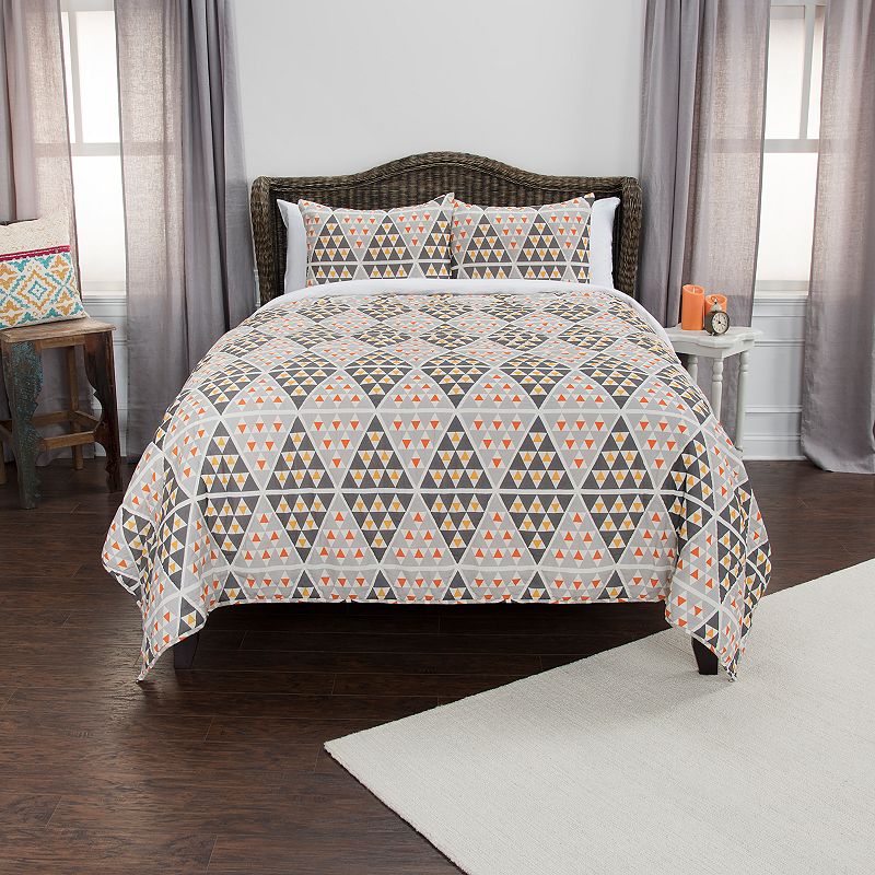 Rizzy Home Maddux Place Tommy Geometric Quilt Set