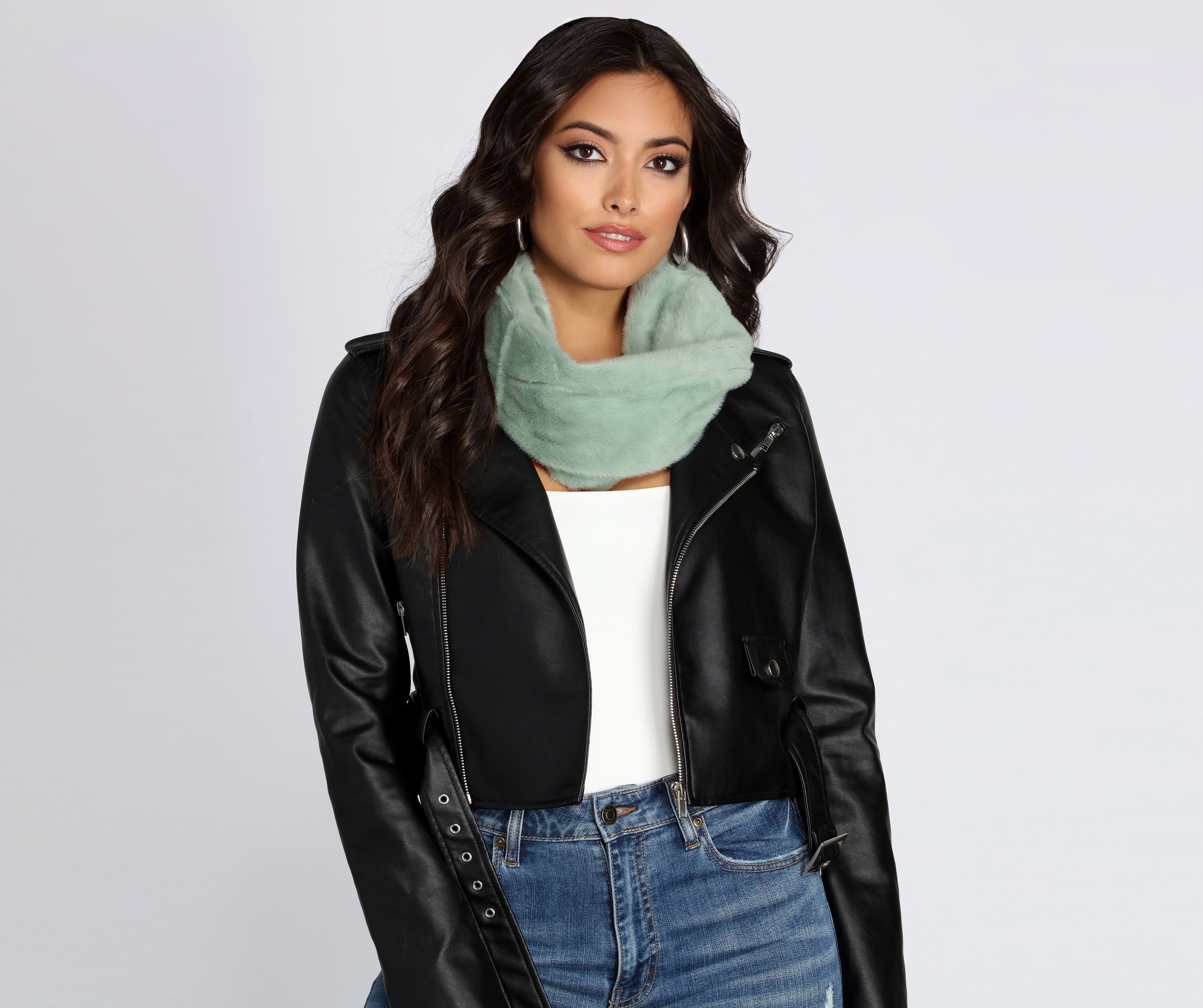 Faux Fur Infinity Scarf