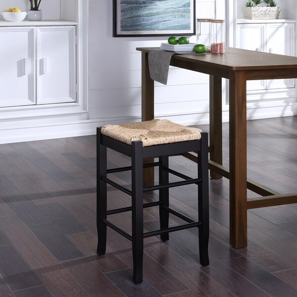 SQ Rush Backless Wood 24-inch Counter Stool