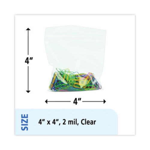 Stout by Envision Seal Closure Bags， 2 mil， 4