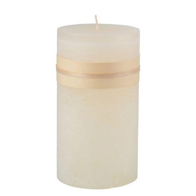 Ivory Traditional Cylindrical Pillar Candle