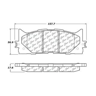 Centric Parts Disc Brake Pad Set 103.12930