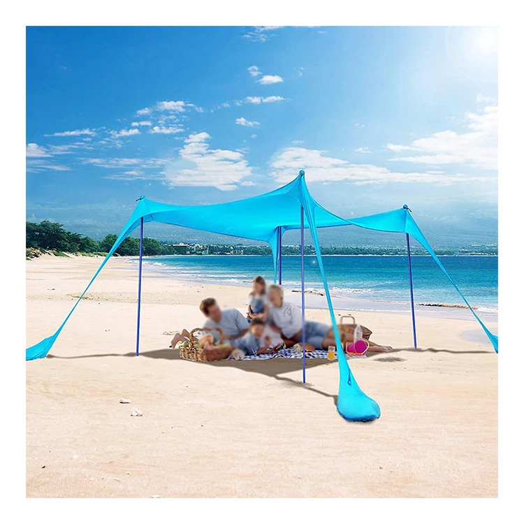 waterproof stretch family camping outdoor tent sun shelter camping pop up summer beach tent marquee