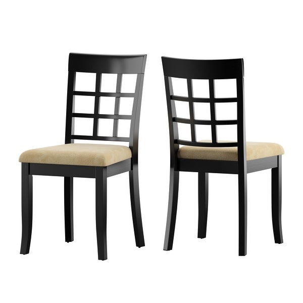 Wilmington Black Wood Dining Set by iNSPIRE Q Classic