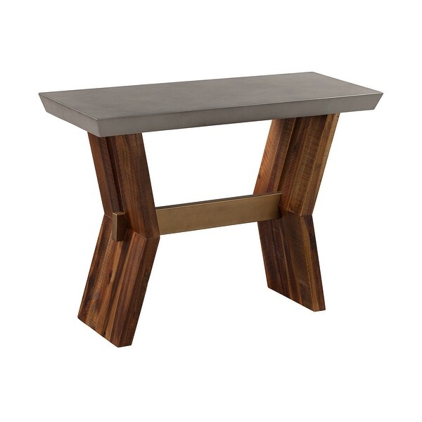 Picadilly Modern Solid Wood Entryway Console Table