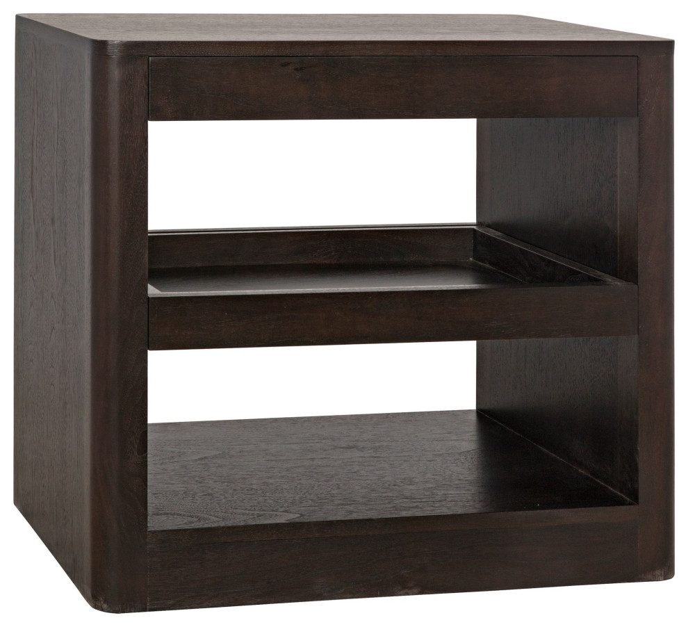 Mayito Side Table  Walnut   Transitional   Side Tables And End Tables   by CFC  Houzz