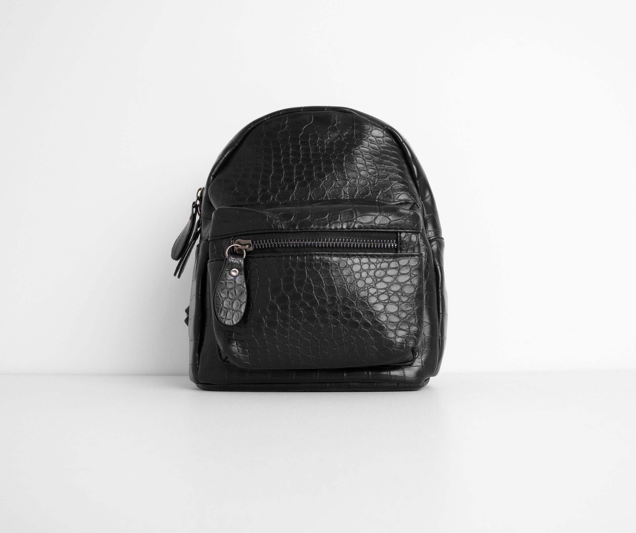 You've Got It Mini Faux Leather Croc Backpack