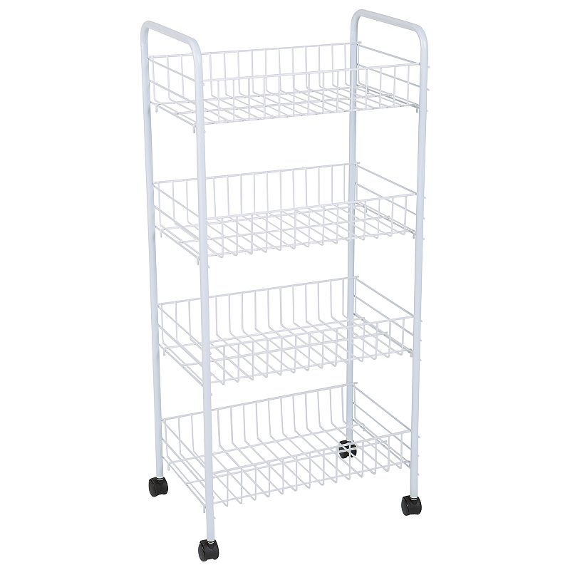 Simplify 4-Tier Rolling Storage Cart