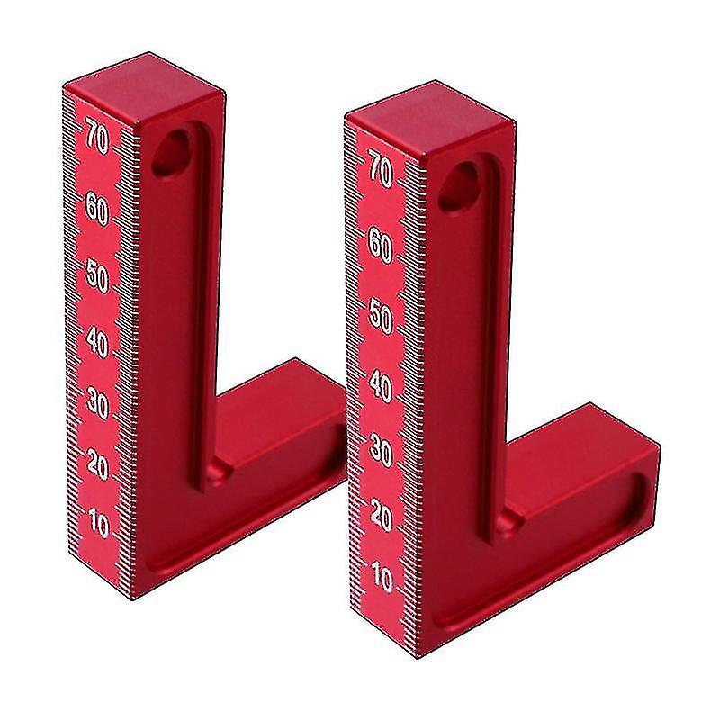 90 Degree Alloy Tool L Shape Corner Clamping Square Right Angle Clamps Ruler