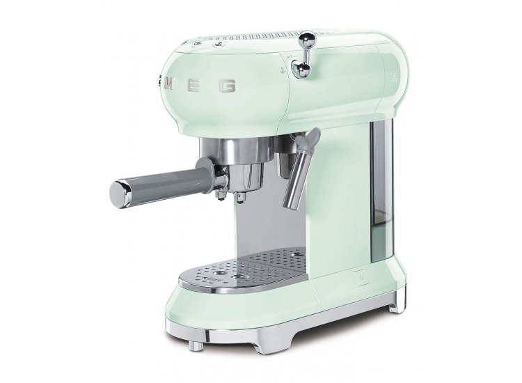 Smeg 50's Retro Style Pastel Green Espresso Machine