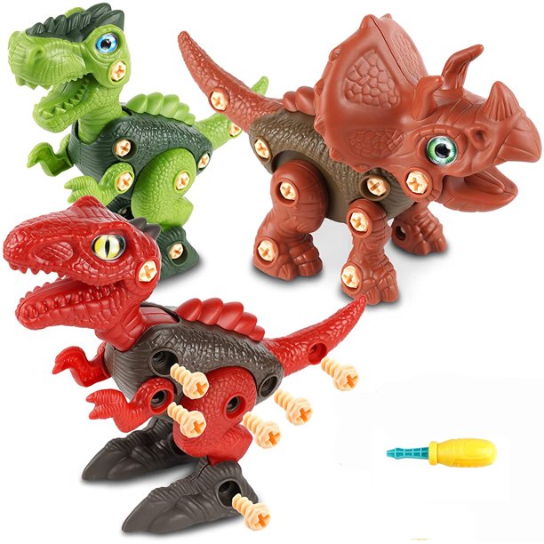 Dinosaur Take Apart Toys Stem Dinosaur Toys for Kids 3-5 5-7 Educational Construction Building Toys for 3， 4， 5， 6， 7 Year Old Boys Ideal Xmas Birthday Gifts