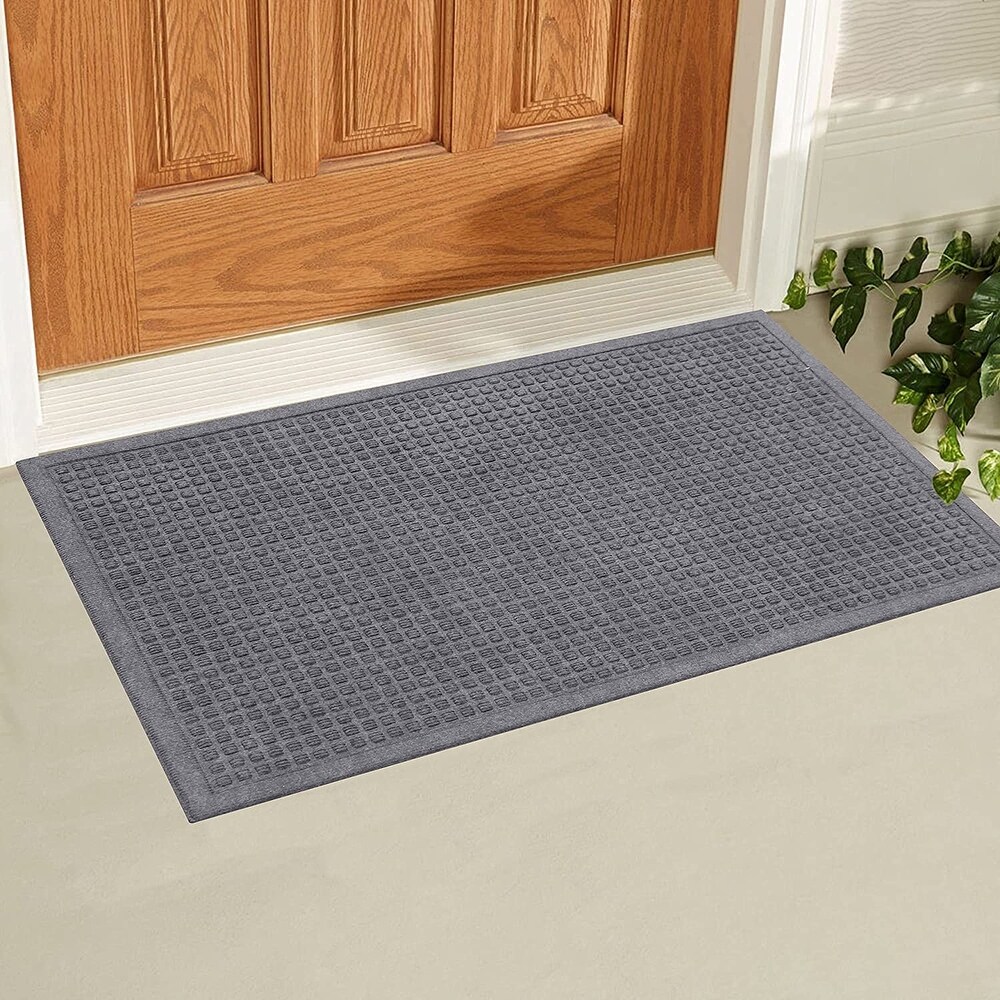 A1HC Heavy Duty Polypropylene Dirt Cleaning   Water Absorbing Doormat 24\