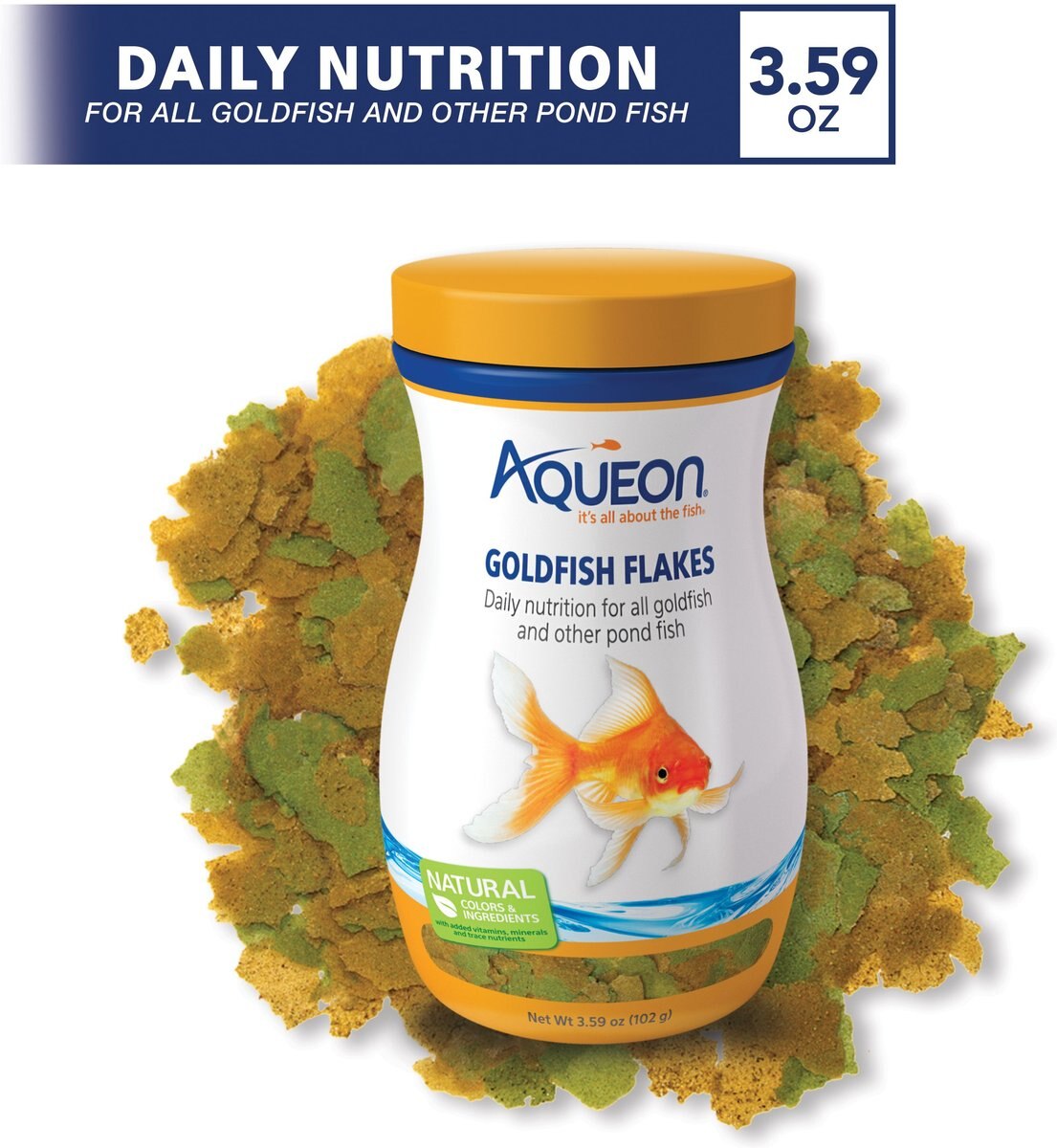 Aqueon Goldfish Flaked Fish Food