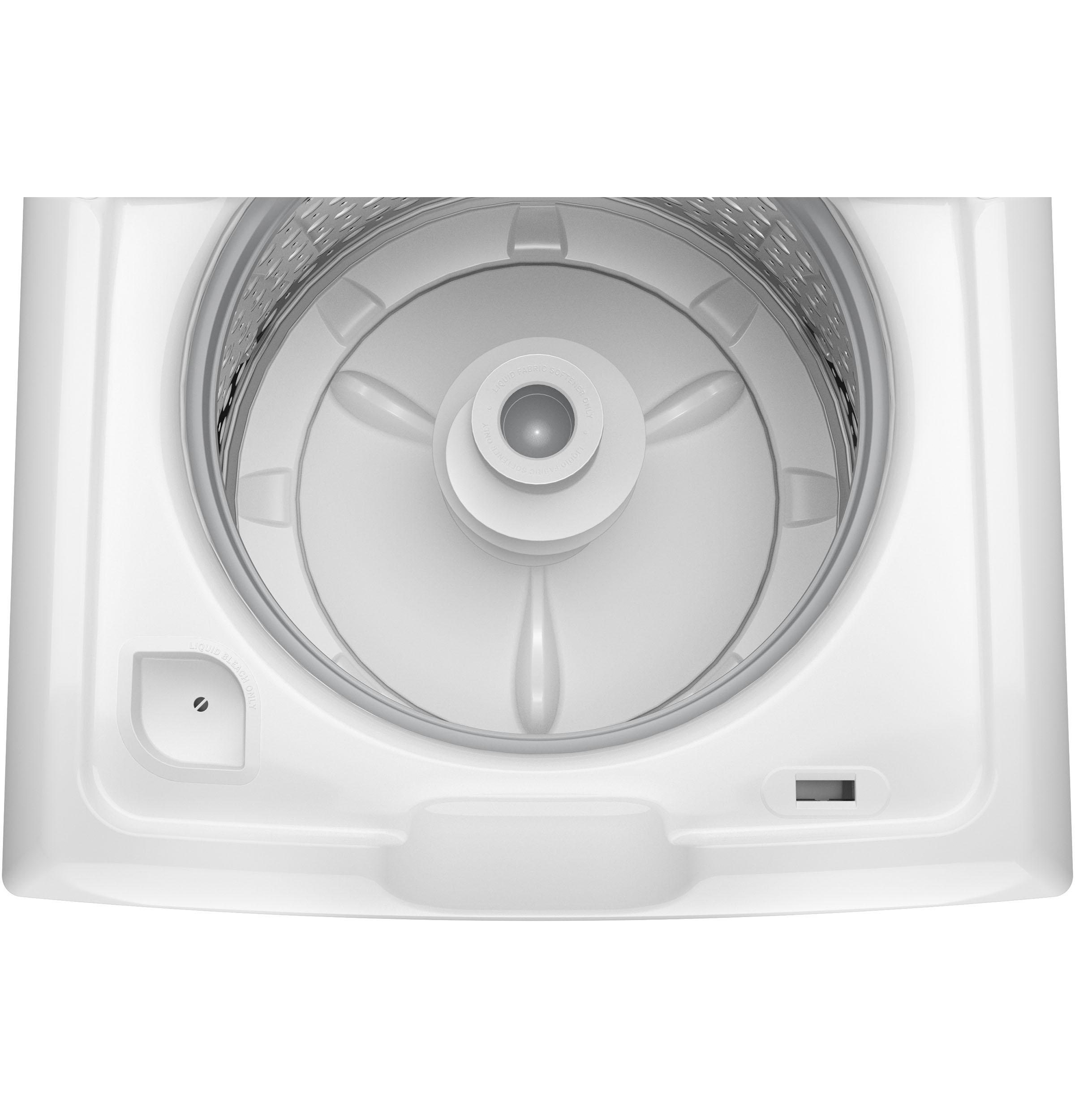 Ge Appliances GTW485ASWWB Ge® 4.5 Cu. Ft. Capacity Washer With Stainless Steel Basket, Cold Plus And Wash Boost​