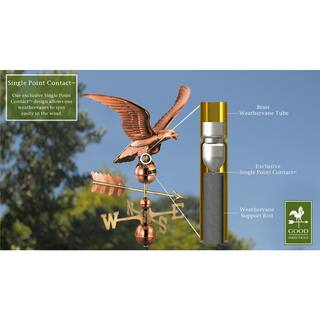 Good Directions Smithsonian Eagle Weathervane - Pure Copper 955P