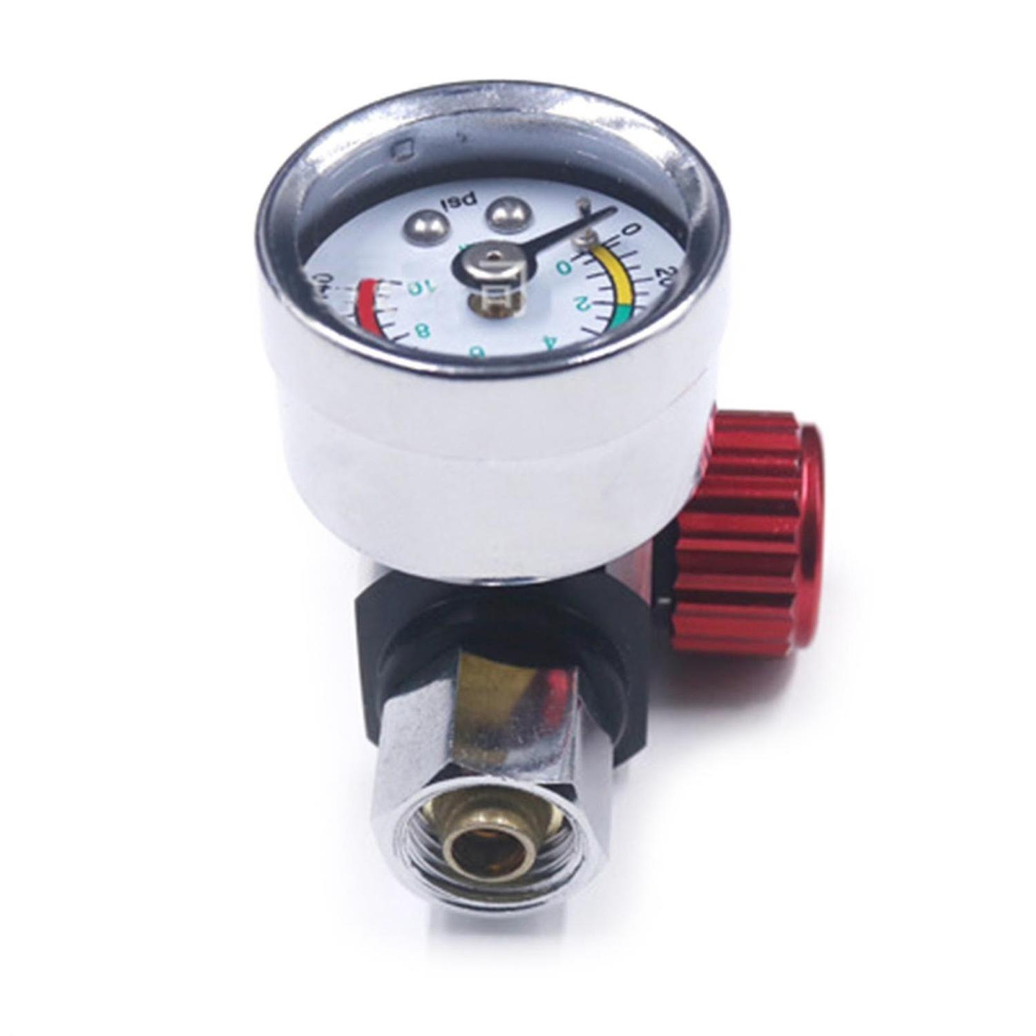 Air Pressure Regulator 1/4 Spray Paint Gun-pressure Regulator Pressure Easy Use