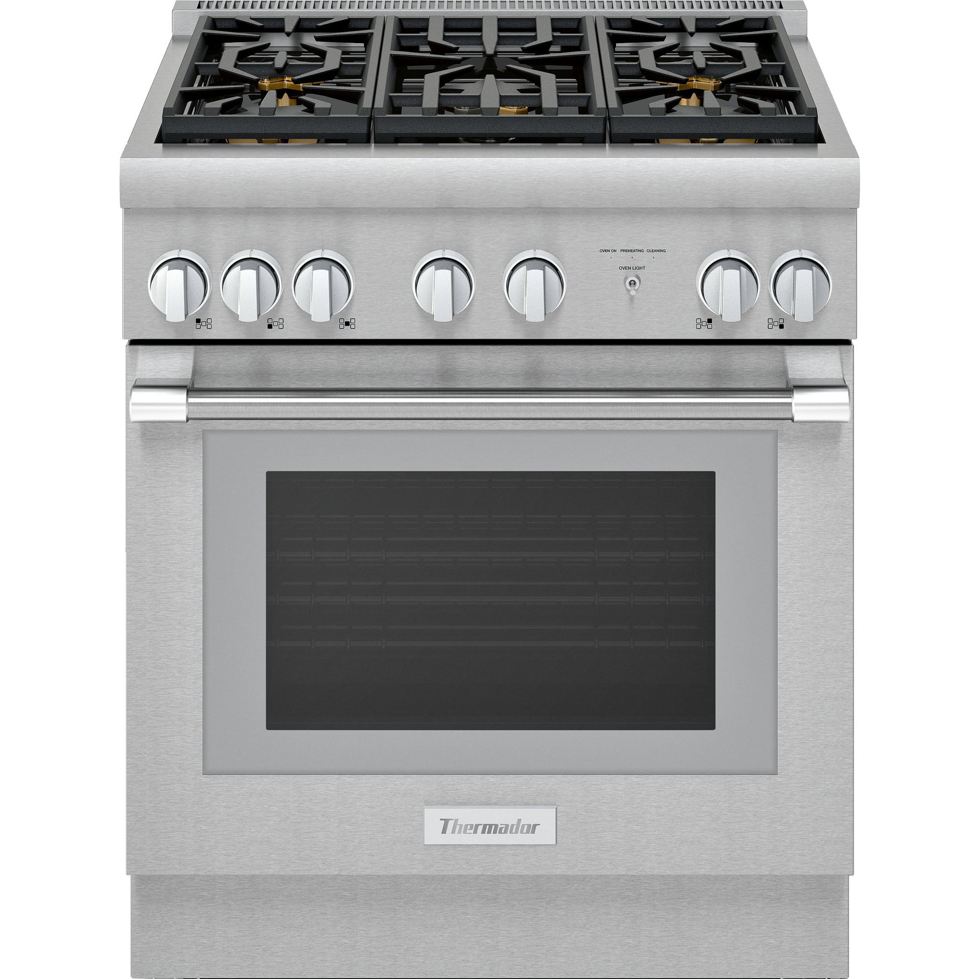 Thermador 30-inch Freestanding Dual Fuel Range with Five Star® Burners PRD305WHC