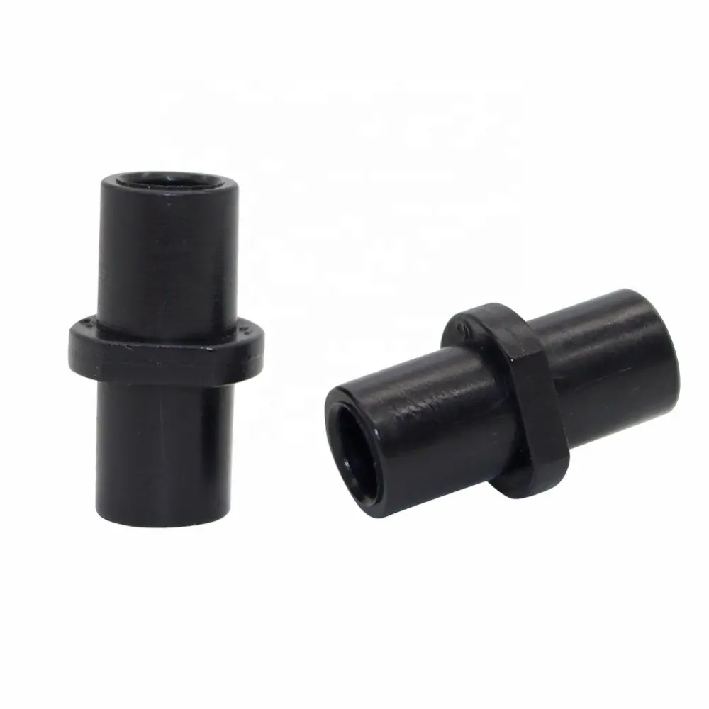 6mm Plastic Garden Water Straight Connectors 6mm Interface Nozzles Black Connection Accessories Garden Irrigation Supplies