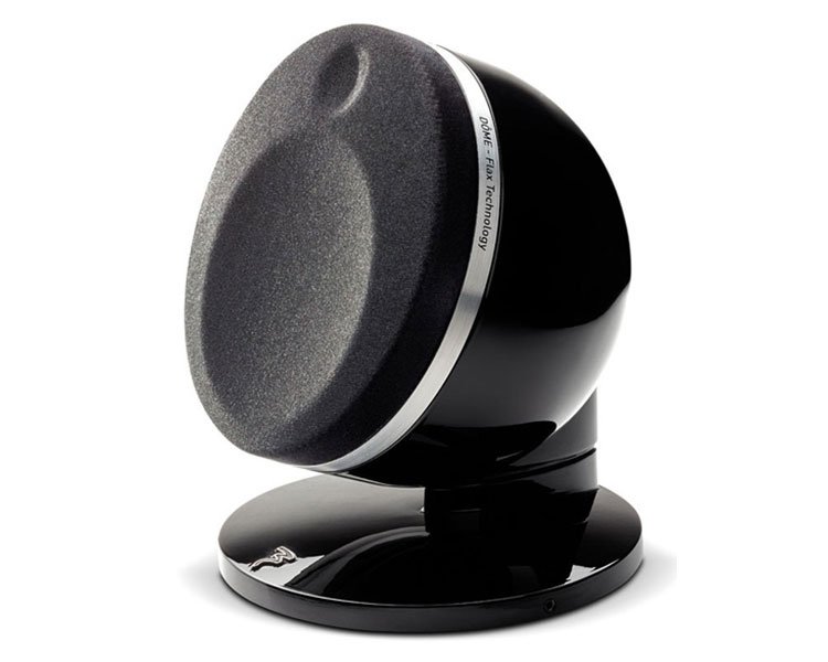 Focal Dome Flax Black Ultra Compact 2-Way Sealed Speaker (Each)