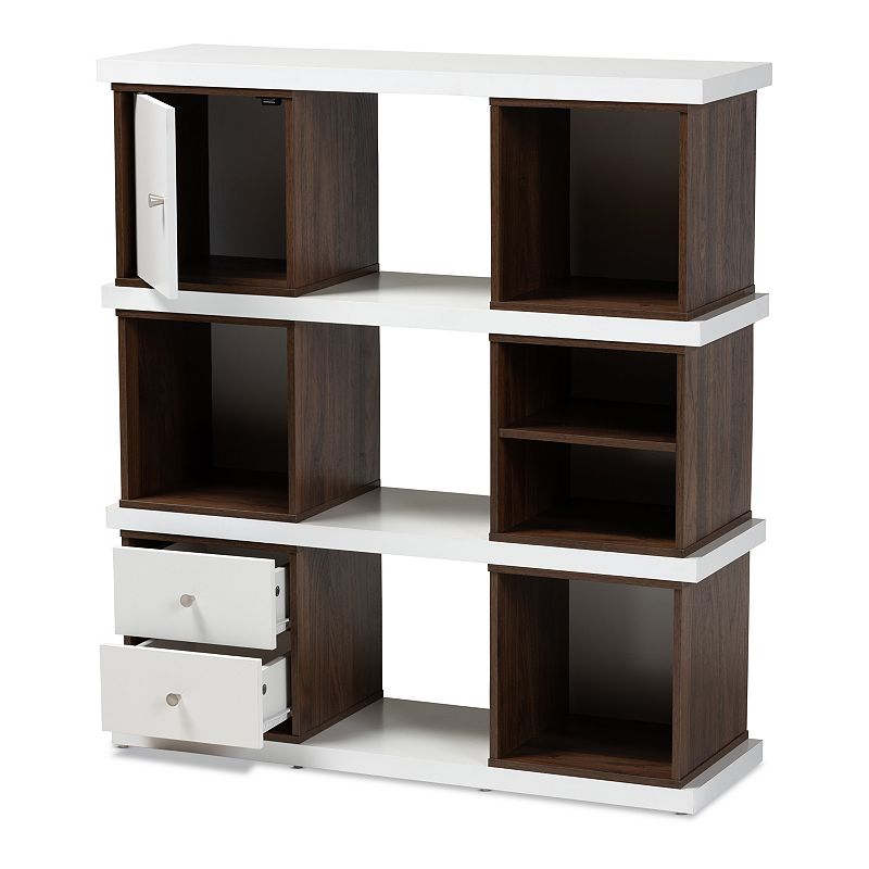 Baxton Studio Rune Bookcase