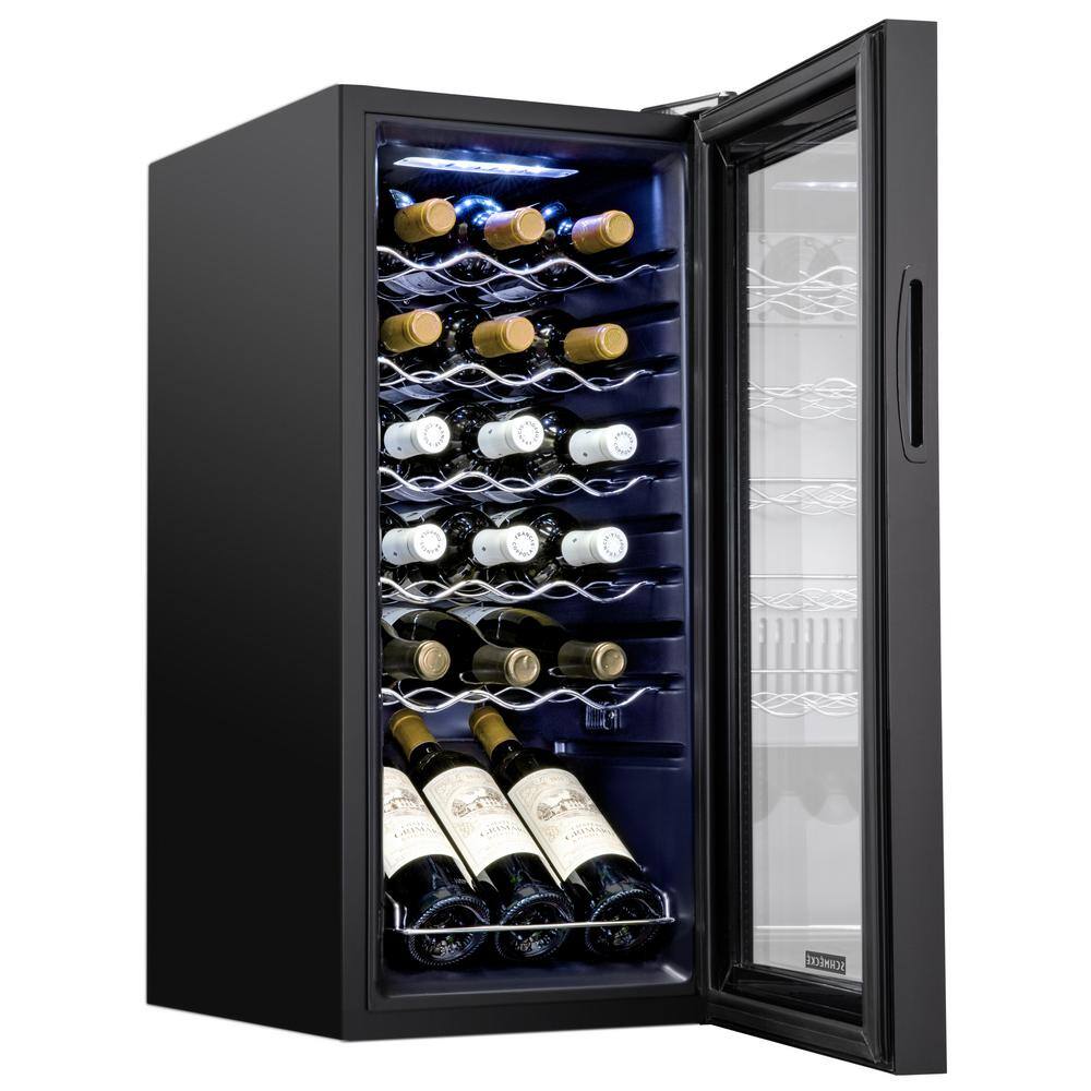 Schmecke Wine Fridge Freestanding Wine Refrigerator 18 Bottle Wine Cooler SHMFWCC181B