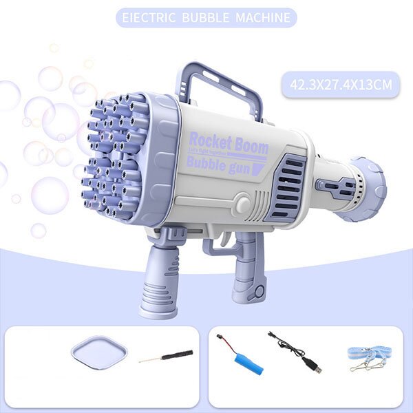 Electric Gatlin Bubble Machine